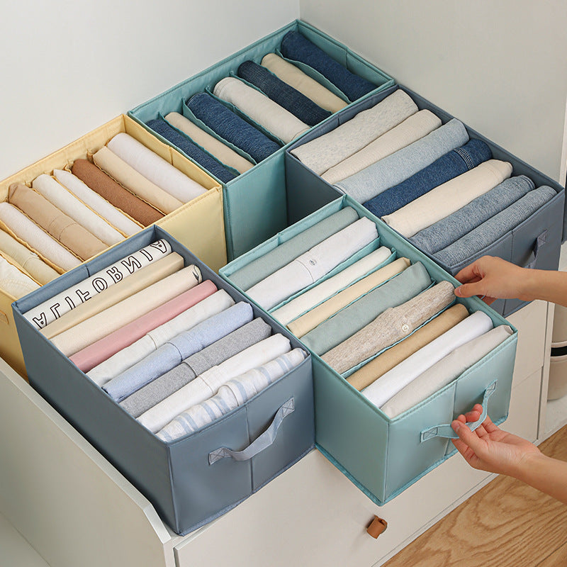 Foldable Clothes Drawer Organizer – 6, 7 or 9 Compartments