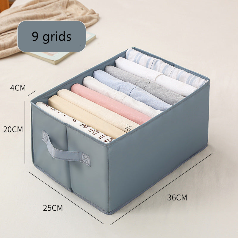 Foldable Clothes Drawer Organizer – 6, 7 or 9 Compartments