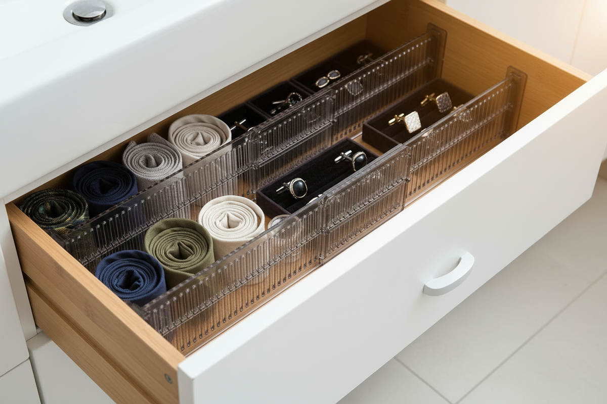 Adjustable Drawer Dividers – Single, 2-Pack & 4-Pack