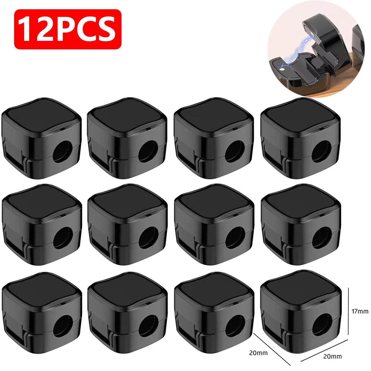 Adjustable Magnetic Cable Clips