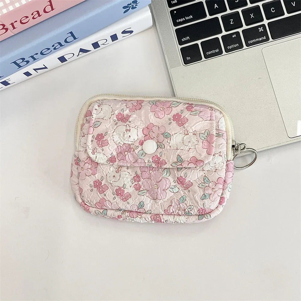 Cute Cartoon Small Travel Cosmetic Lipstick Earphone Card Portable Storage Bag Purse Women Gift Pouch In Make up Bags Organizer
