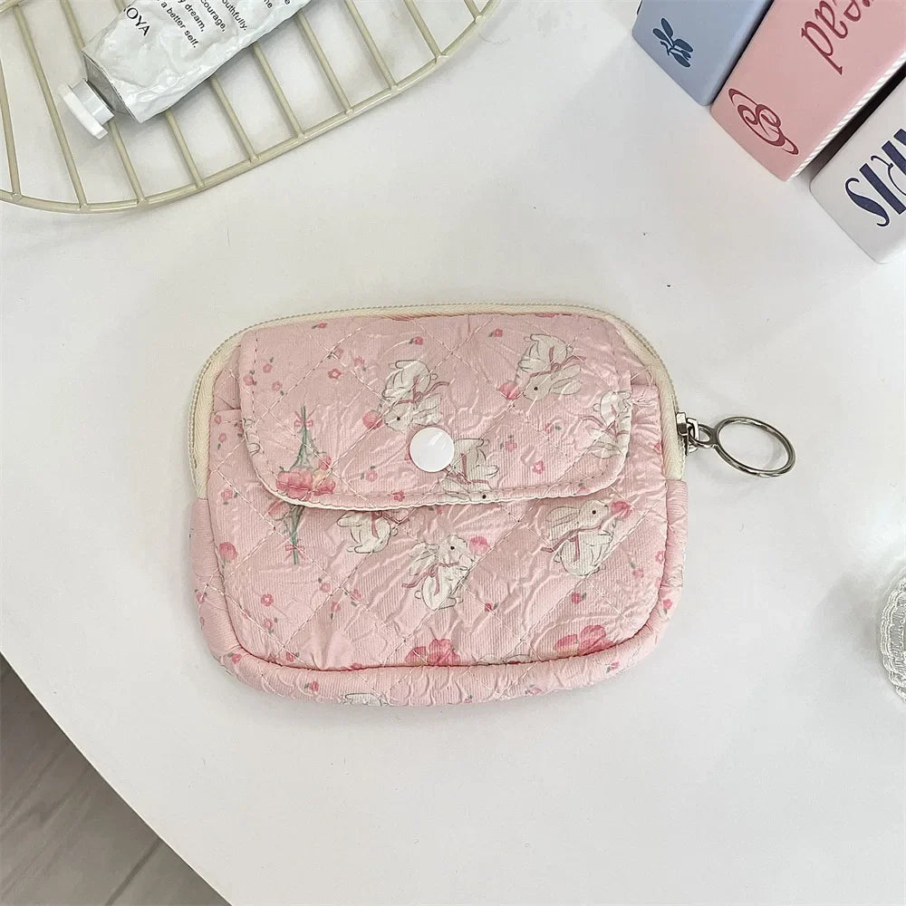 Cute Cartoon Small Travel Cosmetic Lipstick Earphone Card Portable Storage Bag Purse Women Gift Pouch In Make up Bags Organizer