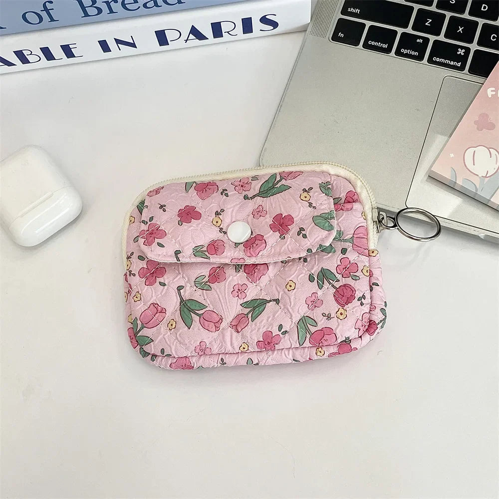 Cute Cartoon Small Travel Cosmetic Lipstick Earphone Card Portable Storage Bag Purse Women Gift Pouch In Make up Bags Organizer
