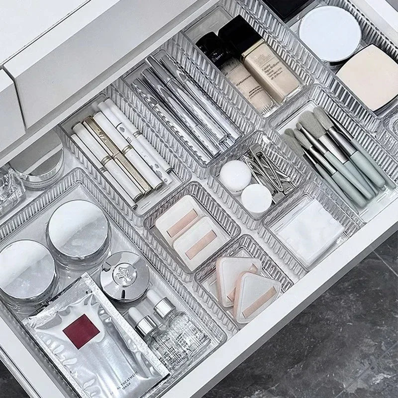 Clear Drawer Organizer Bins