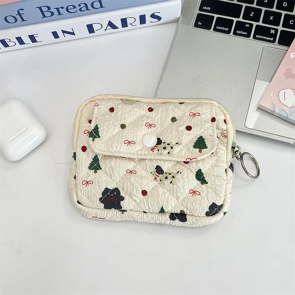 Cute Cartoon Small Travel Cosmetic Lipstick Earphone Card Portable Storage Bag Purse Women Gift Pouch In Make up Bags Organizer