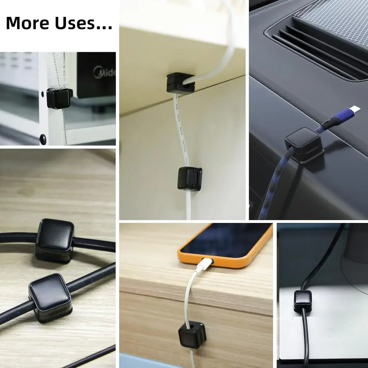 Adjustable Magnetic Cable Clips