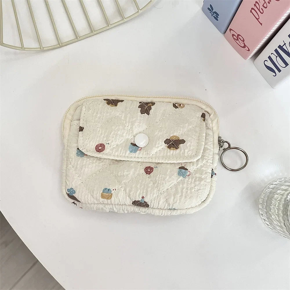 Cute Cartoon Small Travel Cosmetic Lipstick Earphone Card Portable Storage Bag Purse Women Gift Pouch In Make up Bags Organizer