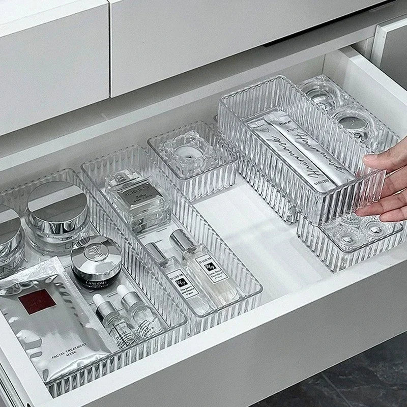 Clear Drawer Organizer Bins