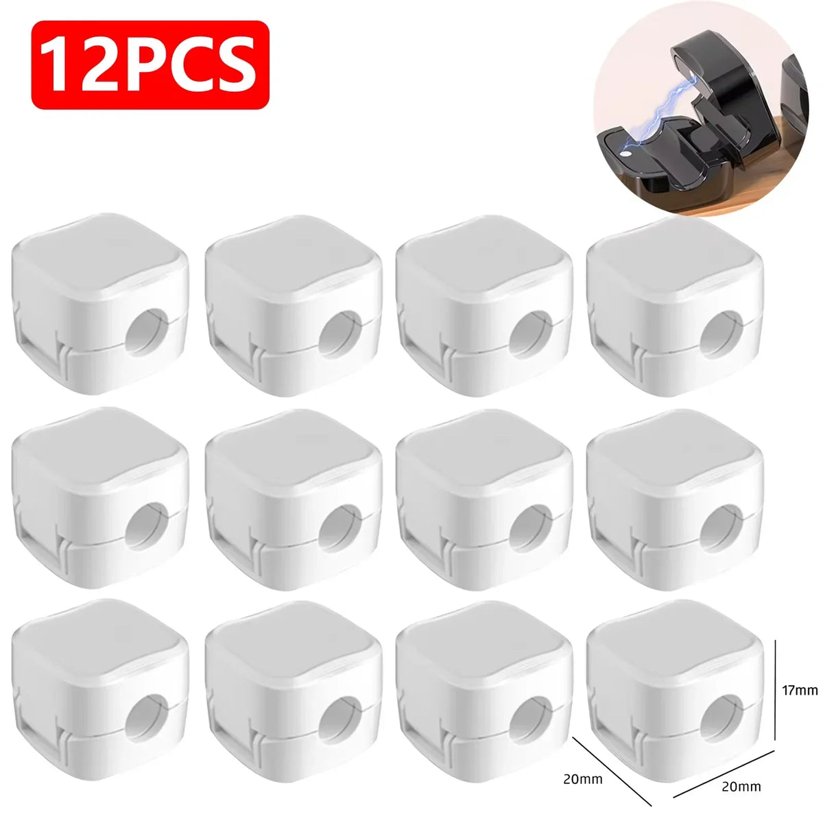 Adjustable Magnetic Cable Clips