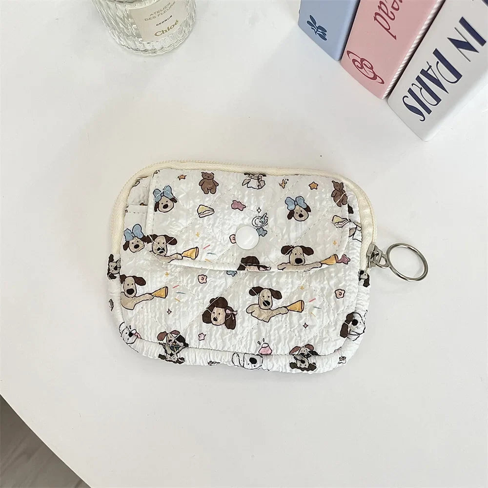 Cute Cartoon Small Travel Cosmetic Lipstick Earphone Card Portable Storage Bag Purse Women Gift Pouch In Make up Bags Organizer