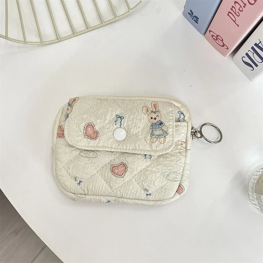 Cute Cartoon Small Travel Cosmetic Lipstick Earphone Card Portable Storage Bag Purse Women Gift Pouch In Make up Bags Organizer