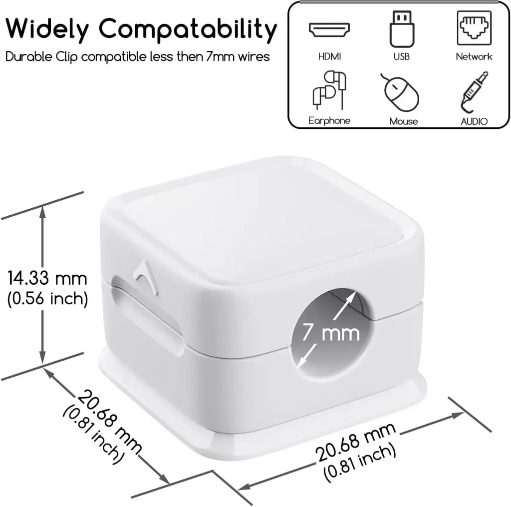 Adjustable Magnetic Cable Clips