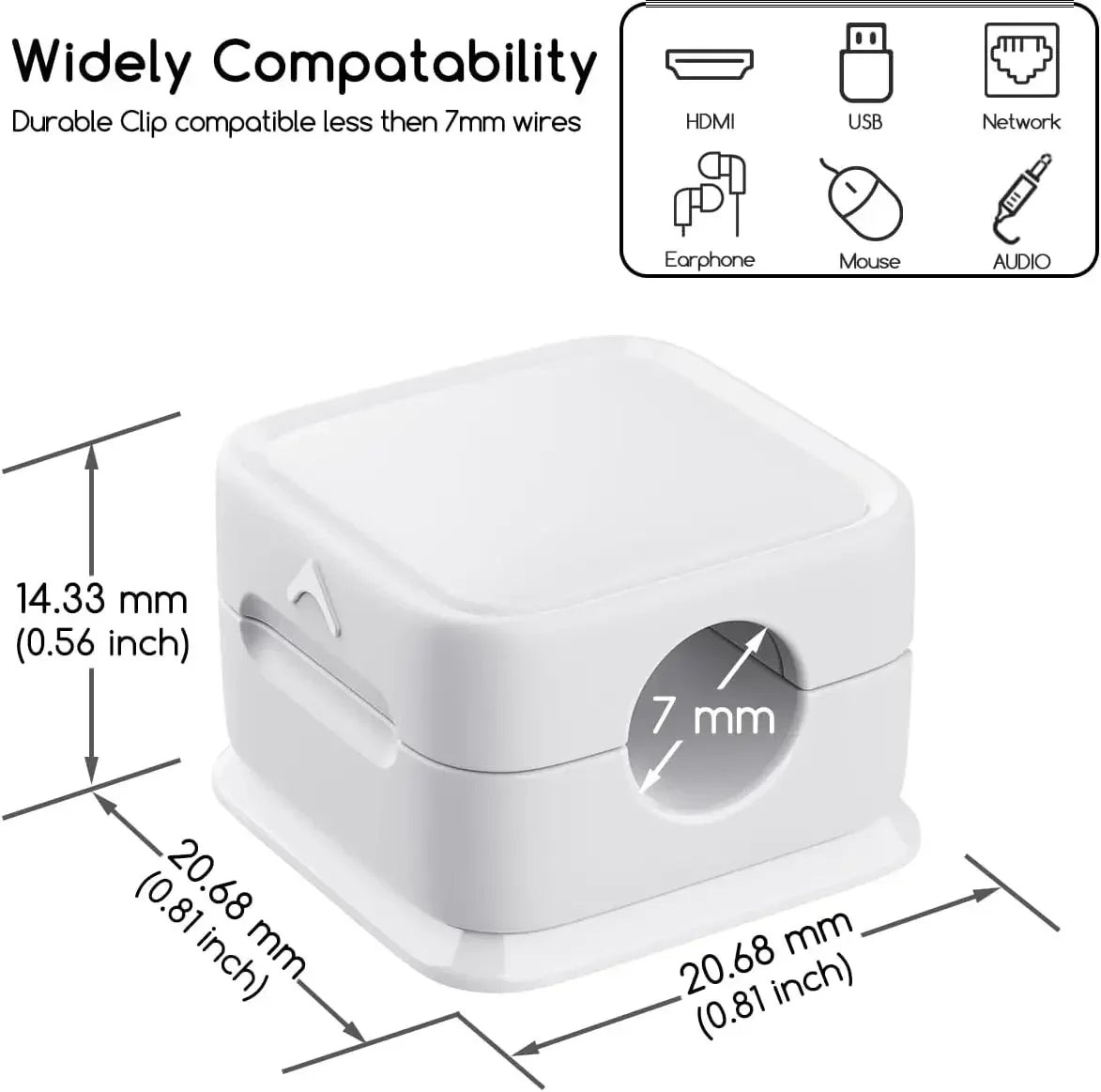 Adjustable Magnetic Cable Clips