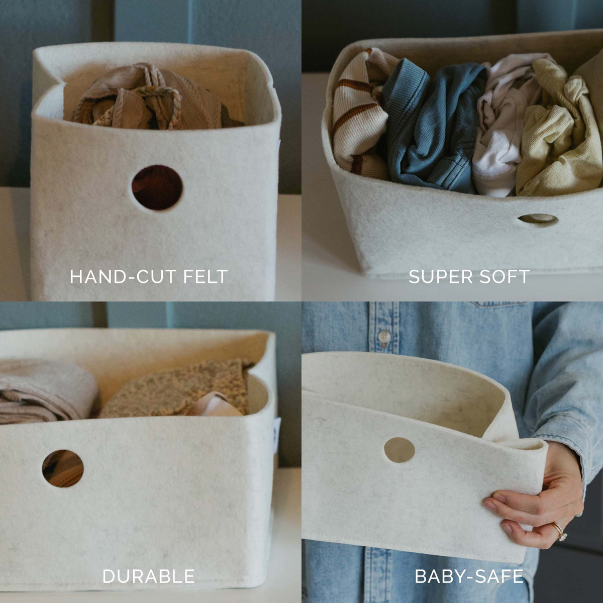 Felt Drawer Organizers – 3-Piece Set